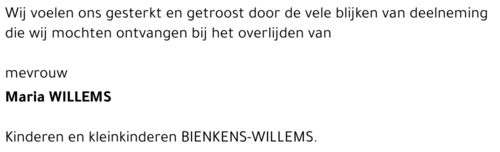 Maria Willems