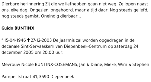 Guido BUNTINX