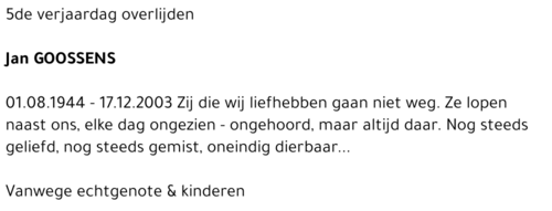 Jan GOOSSENS