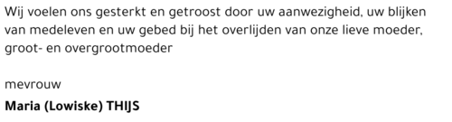 Maria THIJS