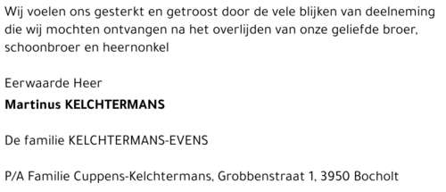 Martinus Kelchtermans