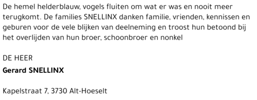 Gerard Snellinx