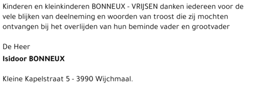 Isidoor BONNEUX