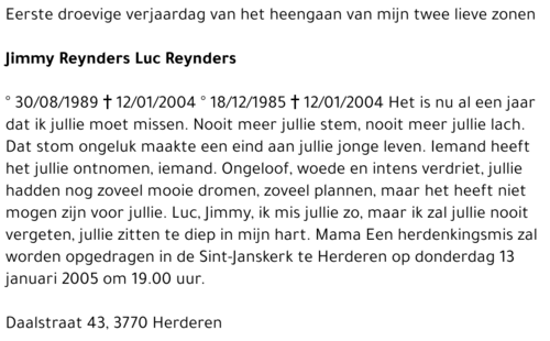 Luc en Jimmy Reynders