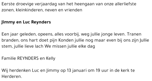 Luc en Jimmy Reynders