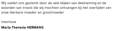 Maria Theresia Hermans