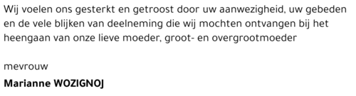 Marianne WOZIGNOJ