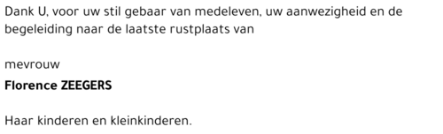 Florence ZEEGERS