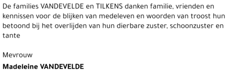 Madeleine Vandevelde