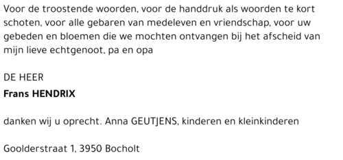 Frans Hendrix