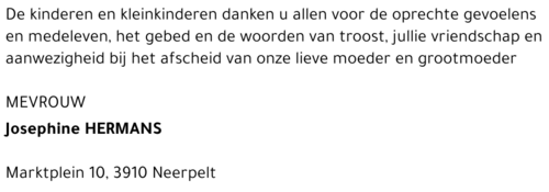 Josephine Hermans