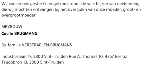 Cecile Brugmans