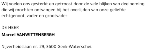 Marcel Vanwittenbergh