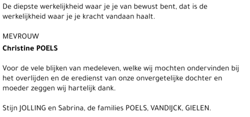 Christine POELS