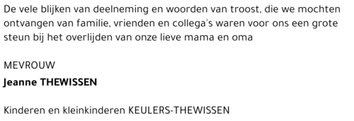Jeanne Thewissen
