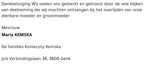 Maria KEMSKA