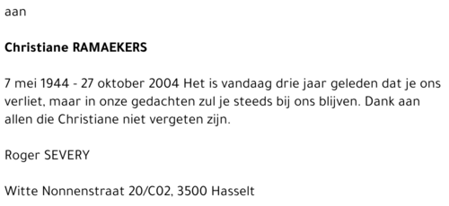 Christiane Ramaekers