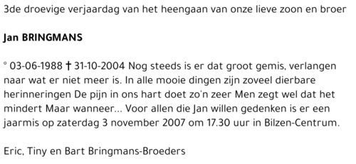 Jan BRINGMANS