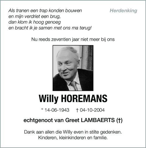 Willy Horemans