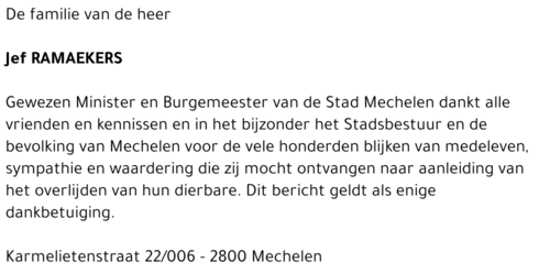 Jef Ramaekers