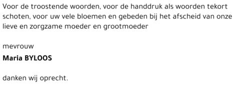 Maria Byloos