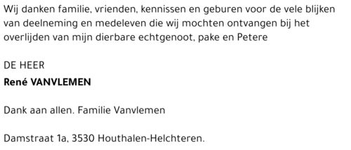 René Vanvlemen