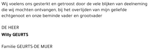 Willy Geurts