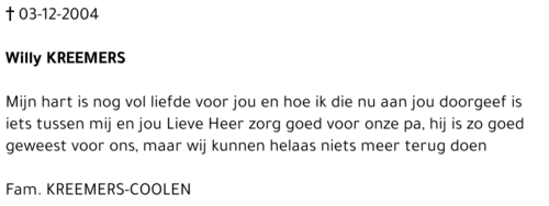 Willy Kreemers