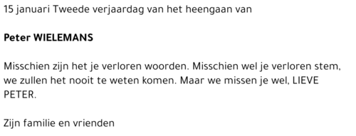 Peter WIELEMANS