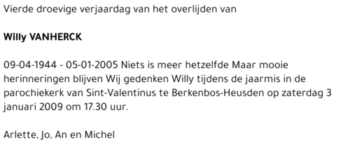 Willy Vanherck