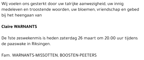 Claire Warnants