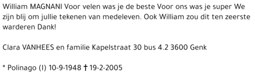 William MAGNANI