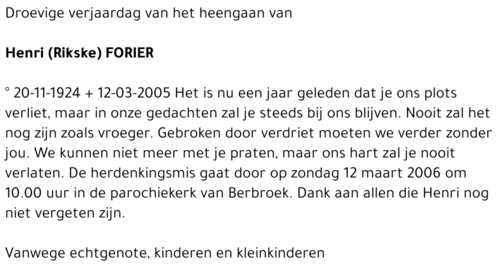 Henri (Rikske) Forier