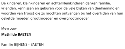 Mathilde BAETEN