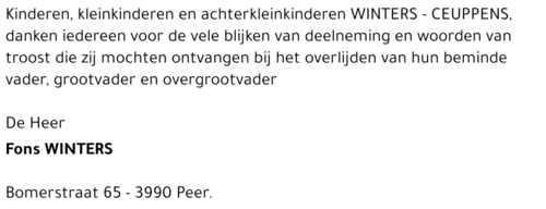 Fons WINTERS