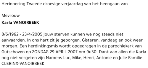 Karla VANOIRBEEK