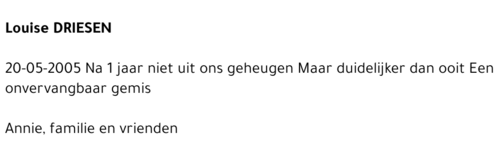 Louise Driesen
