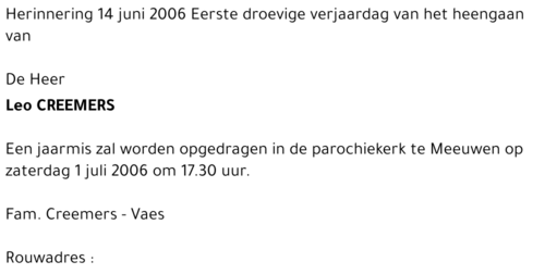 Leo CREEMERS