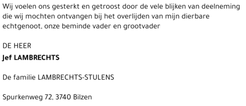 Jef Lambrechts