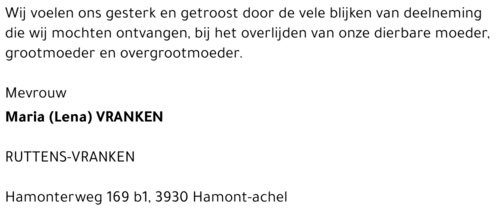 Maria Vranken