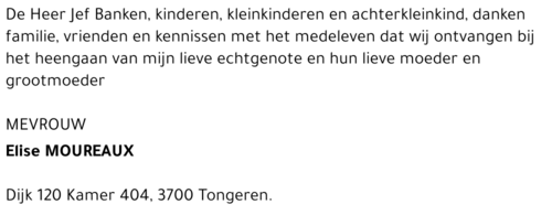 Elise (Lisette) Moureaux