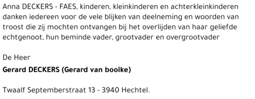 Gerard DECKERS