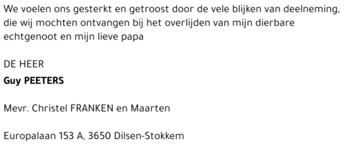Guy Peeters