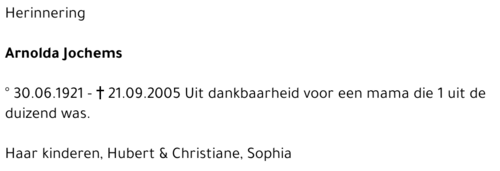 Arnolda Jochems