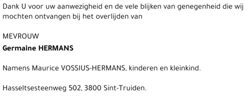 Germaine Hermans