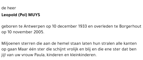 Leopold Muys