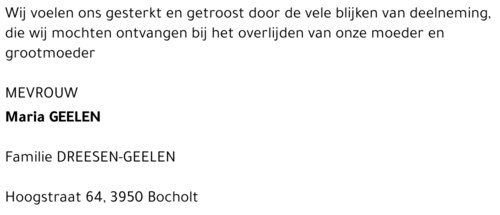 Maria Geelen