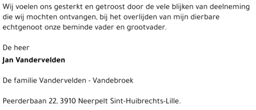 Jan vandervelden