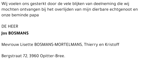 Jos Bosmans