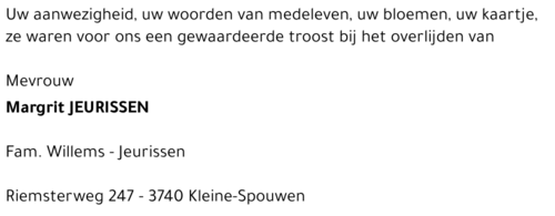 Margueritha Jeurissen